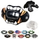 thumbnail image 1 of Protector bucal COOLLO SPORTS Adulto 8+ con colmillos blanco dorado, 1 of 6