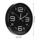 thumbnail image 4 of Reloj de pared grande de cuarzo simple para colgar en la casa, oficina, dormitorio, decoración (negro), 4 of 8