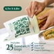 thumbnail image 3 of Bolsas compostables para almacenamiento de alimentos, tamaño sándwich, 25 unidades, Cleanomic, 3 of 7