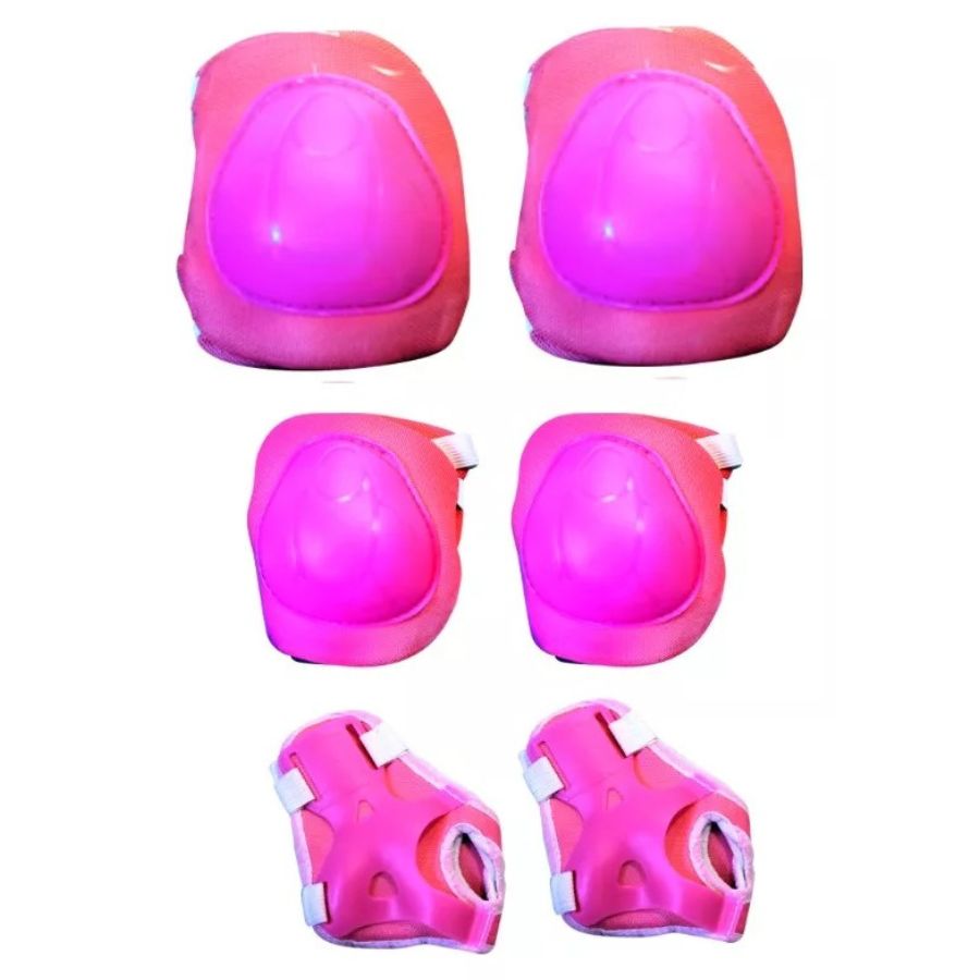 Click Ventas - Set Rodillera Codera Muñequera Protectores Bici Patines Rosa