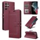 thumbnail image 4 of Premium Wallet Case for Samsung Galaxy S24 Ultra with Card Slots & Kickstand, Flip Cover Red, 4 of 6