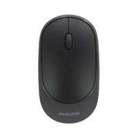 Philco - Mouse Inalambrico Usb Silencioso 3 Botones Negro Pro
