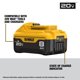 thumbnail image 3 of Batería DEWALT 20 V MAX* XR 8.0 Ah, paquete de 2 (DCB208-2), 3 of 8
