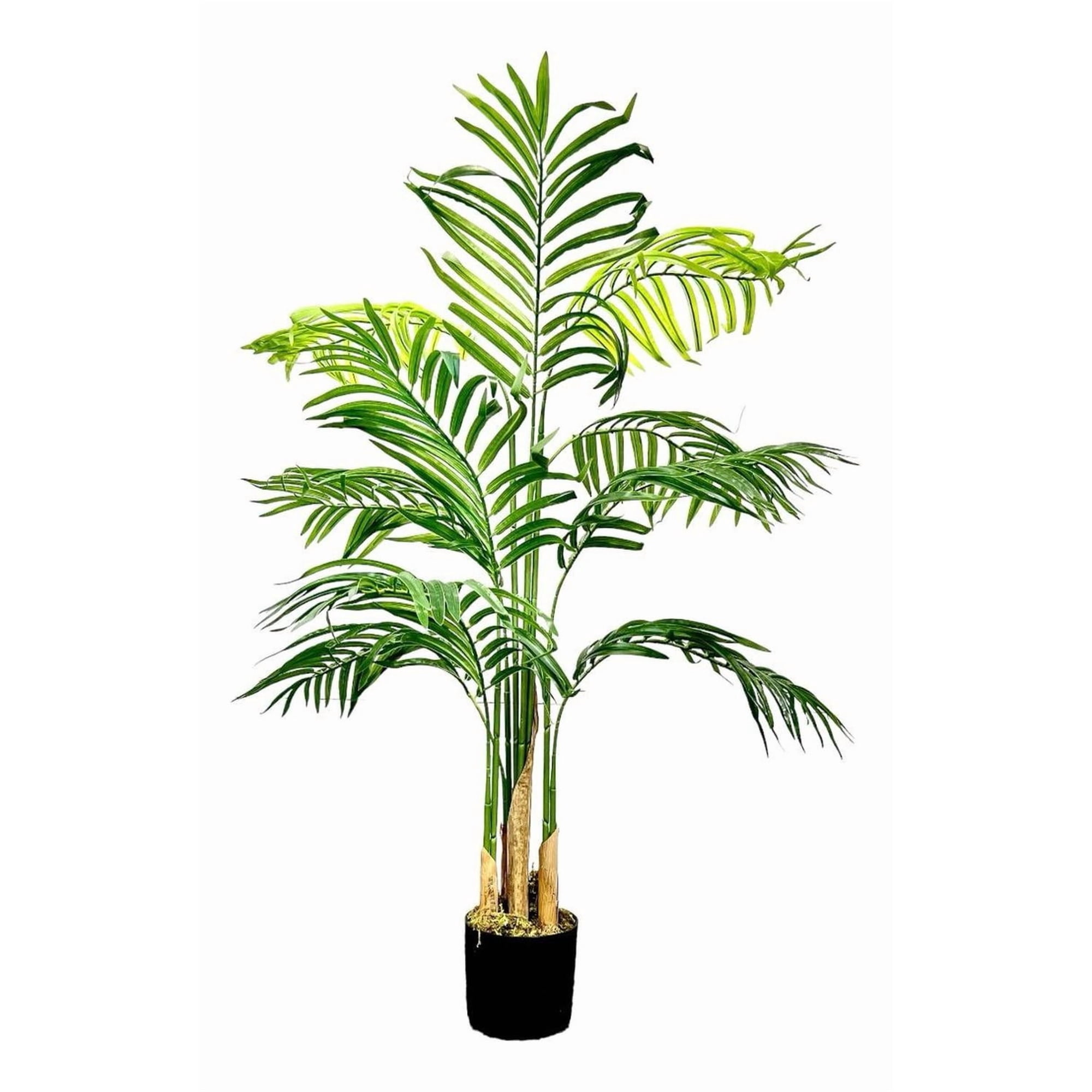 Arbusto Real - Planta Artificial Decorativa Arbol Grande Palmera 120cm 10h