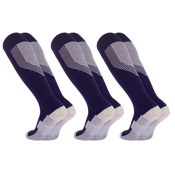 Paquete De 3 Calcetines De Béisbol, Fútbol Y Sóftbol Para Jóvenes Y Niños.