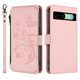 thumbnail image 2 of Funda Cartera Mariposa para [Google Pixel 8A] con Soporte y Cremallera Rosa, 2 of 6