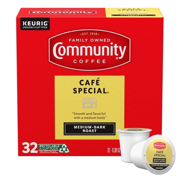 Cápsulas de café Community Coffee Café Special de 32 cápsulas K-Cup