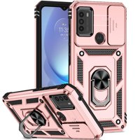 Estuche Gangxun Para Motorola Moto G50, Soporte Giratorio 360°, Estilo Mecánico Y Magnético