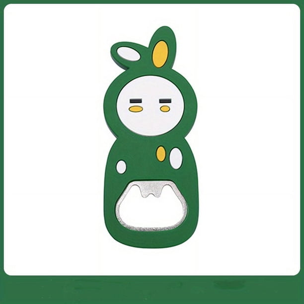 1/2/3pcs, Fridge Magnets, Cute Refrigerator Magnetic Beer Bottle Opener, Cartoon Magnetic Bottle Opener, Refrigerator Magnets, Whiteboard Magnets Sticker, Decorative Refrigerator Magnets, Kitchen Uten