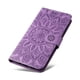 thumbnail image 3 of Funda tipo cartera FOXDOCK para Samsung Galaxy S23 Ultra , diseño girasol en relieve, cuero PU, cierre magnético, soporte y tarjetero, 3 of 5