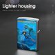 thumbnail image 4 of Subnautica-theme Copper Metal Lighter Shell, Premium Replacement Refillable Lighter Case with Durable Metal Construction, Compatible with Zippo and Most Standard Lighter Models, 4 of 6