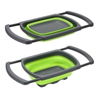 Genérico - Colador Plegable Ajustable Escurridor Fruta Verdura