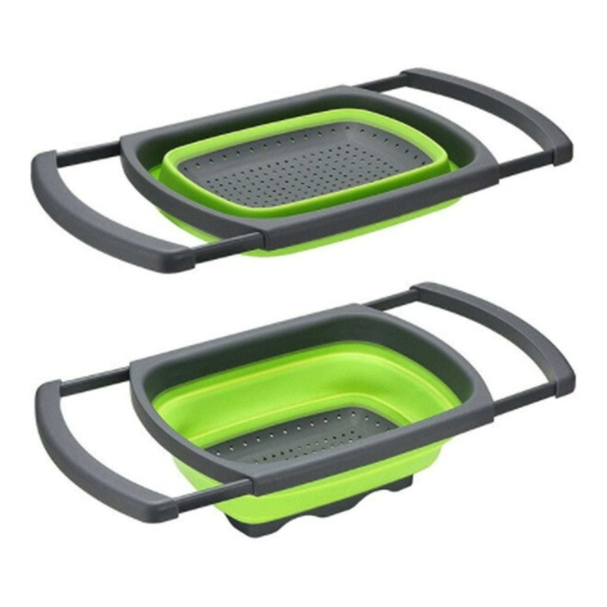 Genérico - Colador Plegable Ajustable Escurridor Fruta Verdura