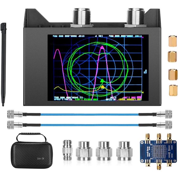 Analizador de Antenas Seesii NanoVNA SAA-2N Pantalla LCD de 4" 50KHz-3GHz