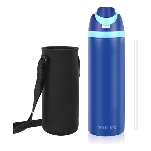 Termo Botella 900ml Agua Térmica Acero Inoxidable Estuche