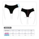 thumbnail image 4 of Bikini calzón tanga drapeado estampado verde, 4 of 4