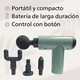 thumbnail image 5 of Pistola Masajeador Muscular Percusión Eléctrico +4 Cabezales, 5 of 7