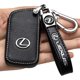 thumbnail image 2 of Fundas para llavero ZERAL Lexus de 4 botones, cubierta de cuero negro, 2 of 4