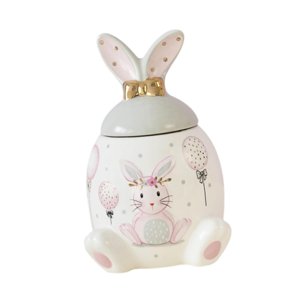 Magideal - Jar De Galletas De Cerámica Recipiente De Almacenamiento De Alimentos Frasco Decorativo De Té Decorativo Frasco De Galletas Para Granos De Café Cereal S