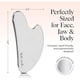 thumbnail image 3 of Gua Sha Facial Kitsch Acero Inoxidable 3.3x2.4in Antióxido, 3 of 3