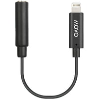 Cable Adaptador Movo Ima-1 Hembra Trrs De 3,5 Mm A Lightning Para Apple