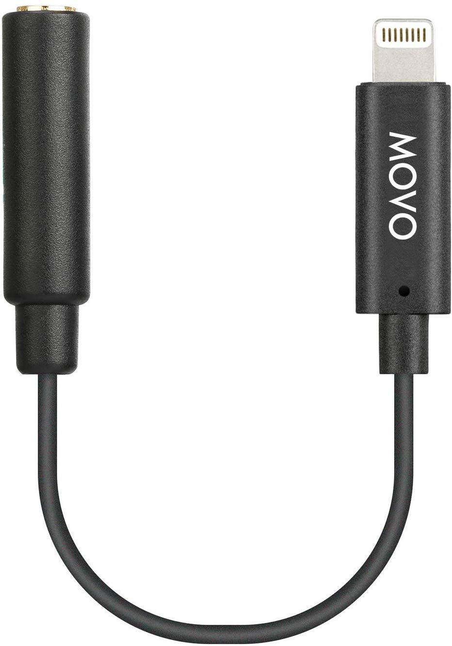 Cable Adaptador Movo Ima-1 Hembra Trrs De 3,5 Mm A Lightning Para Apple
