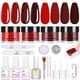thumbnail image 1 of Kit de Polvo de Inmersión Beetles Gel Polish 4 Colores Rojo, 1 of 8
