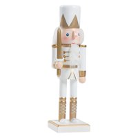 Magideal - Figura De Cascanueces Con Base Estable, Ideal Para Regalo. Estatua De Cascanueces, Decoración Navideña Para Repisa De Chimenea, Oficina O Cualquier Oc