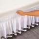 thumbnail image 3 of suxuMhao Faldón para Cama Queen - Faldón Elástico Envolvente para Cama Queen, Transpirable y Resistente a las Arrugas, Estilo a Rayas Desmontable, Se Ajusta a Camas Tamaño Queen de 60x80 Pulgadas, 3 of 3