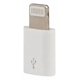 thumbnail image 1 of Adaptador Micro Usb / Lightning Blanco, 1 of 4