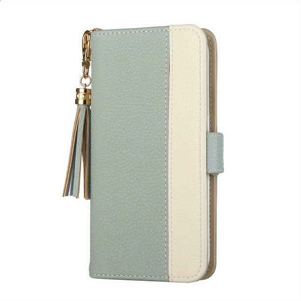 PU Leather Case With Card Holder Kickstand Shockproof Flip Cover For Samsung Galaxy A20/A22/A32/A41/A53/S22 Ultra, Wallet Book Stand Folio Card Holder Phone Cover