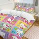 thumbnail image 3 of Hello Kitty Comforter Twin SizeComforter Set for Kids Girls3Pcs Bedding Set Printed Comforter with 2 PillowcasesDown AlternativeSoft and Lightweight Bed Sheets, 3 of 5