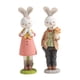 thumbnail image 2 of 2 Piezas Figuras De Conejos De Pareja De Pascua Decoración De Pascua Linda Para Jardín De Césped Estilo A, 2 of 3