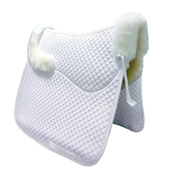 Cojín para Silla Woolous de Piel de Oveja 61 × 53 cm 1,6 kg Blanco