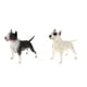 thumbnail image 3 of 2 Piezas Modelo De Animal Realista Figura De Perro De Juguete Decoración Del Hogar Bull Terrier, 3 of 5