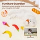 thumbnail image 4 of Juguetes interactivos con hierba gatera (7 piezas) para gatos, resistentes a las mordeduras, para aliviar el aburrimiento de los gatitos, rellenos de hierba gatera, juguetes para limpiar los dientes., 4 of 6