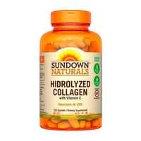 Sundown Naturals - Colágeno Hidrolizado + Vitamina C 120 Cápsulas