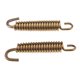 thumbnail image 3 of 2pcs 65mm motocicleta tubo de escape de acero inoxidable silenciador gancho de oro, 3 of 5