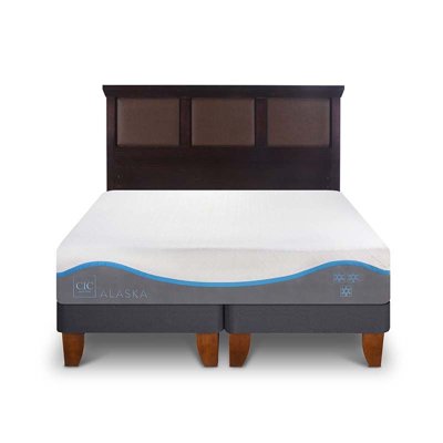 Cama Europea Alaska 2 Plaza Base Dividida