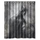 thumbnail image 1 of Cortina de ducha de superhéroe Batman Wonder Woman con ganchos, tamaño 60 x 72 pulgadas, 1 of 3