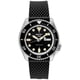 thumbnail image 1 of Reloj Seiko SRPD95 para hombre con esfera negra con bisel y correa negros, 1 of 4
