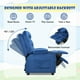 thumbnail image 2 of Sillón reclinable para niños COSTWAY, más grande y ajustable, color azul, 2 of 3