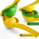 thumbnail image 3 of Exprimidor Prensa Manual De Limon 2-en-1 de Acero Haussen amarillo, 3 of 6