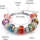 thumbnail image 2 of Pulsera Savlano Cadena Serpiente Plateada con Cuentas Murano, 2 of 3