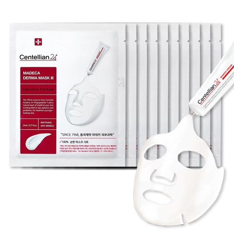 Mascarilla Facial Centellian 24 Madeca Derma Intensive 10 Unidades