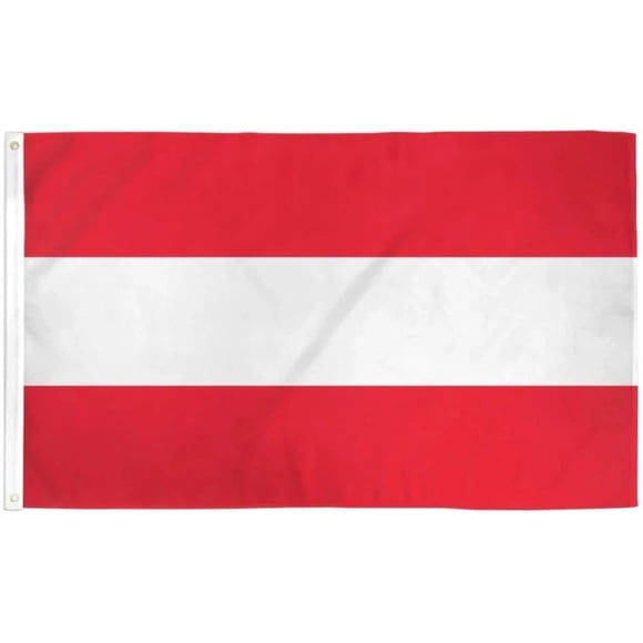 Bandera de Austria Boolavard 90 x 150 cm impermeable, doble cara