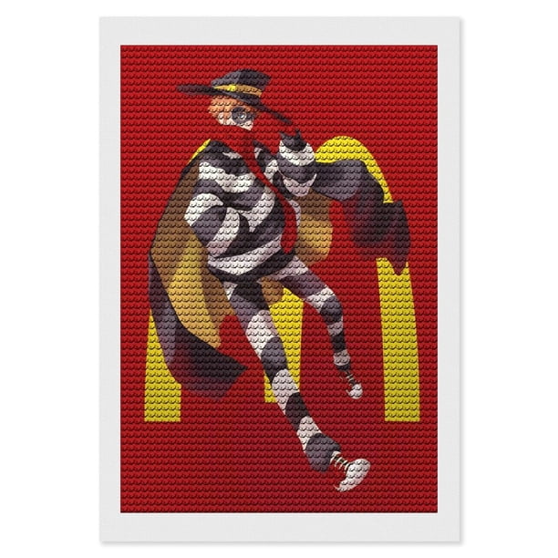 Hamburglar Kits de Pintura de Diamantes para Adultos 5D DIY Diamond Art Kits Full Drill Diamond Dots para Regalo Decoración de Pared y Relajación Artes de Gemas 20*30cm