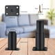 thumbnail image 2 of 4 patas ajustables para muebles de 8 a 12 cm, patas de cocina ajustables, carga máxima de 300 kg, patas de gabinete con 16 tornillos, color negro, 2 of 5