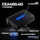 thumbnail image 2 of Amplificador para auto ORION CEA400.4D de 400 W RMS, 4 canales, clase D, 2 of 5