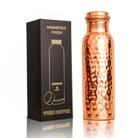 Botella De Agua Copper Life De 1 L/34 Oz Ayurveda Health Benefit